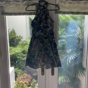 Va Va Voom Black Brocade dress
